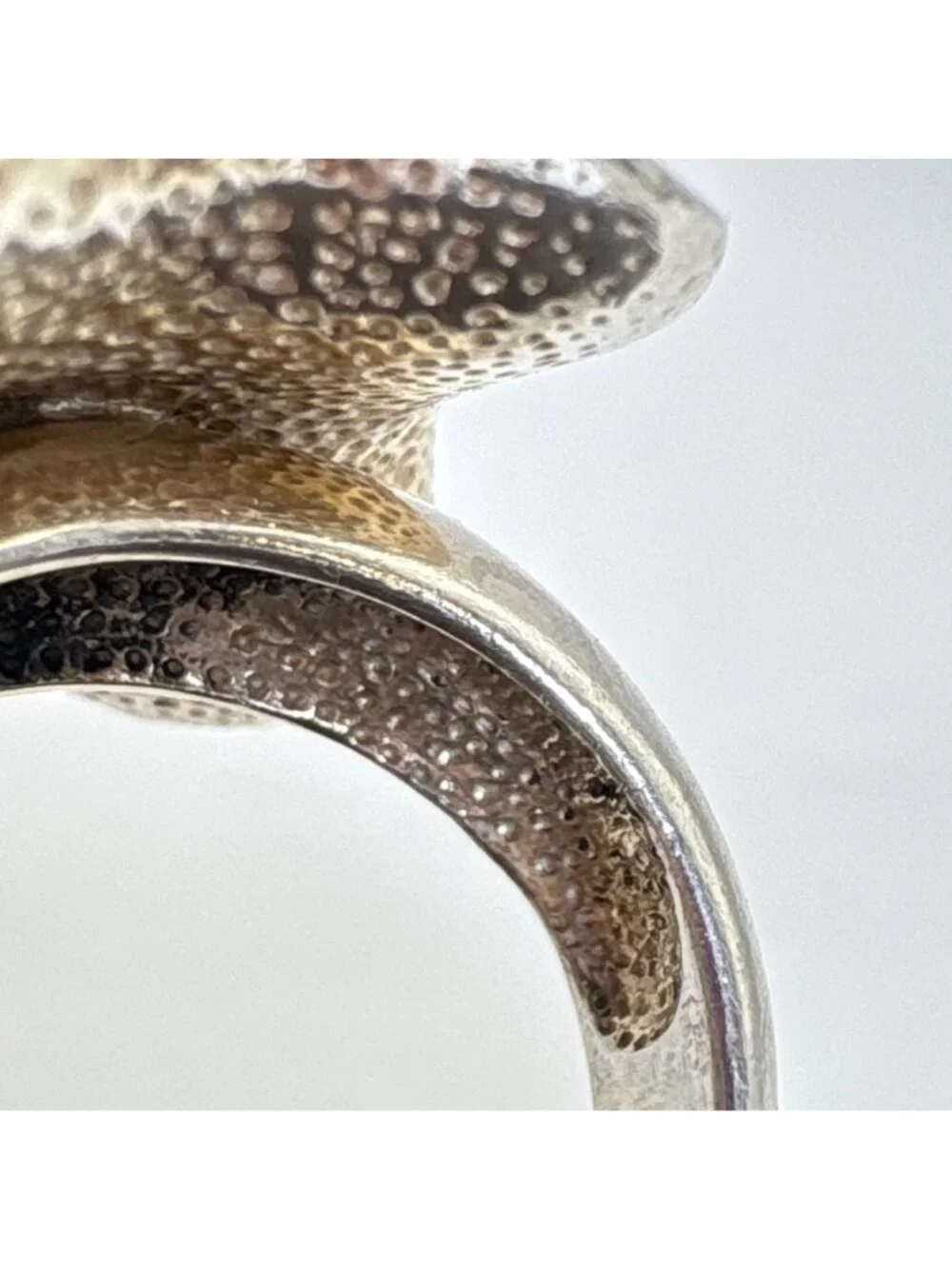 VTG Silpada Sterling Silver 925 Abstract Flower Design Band Ring Size 7